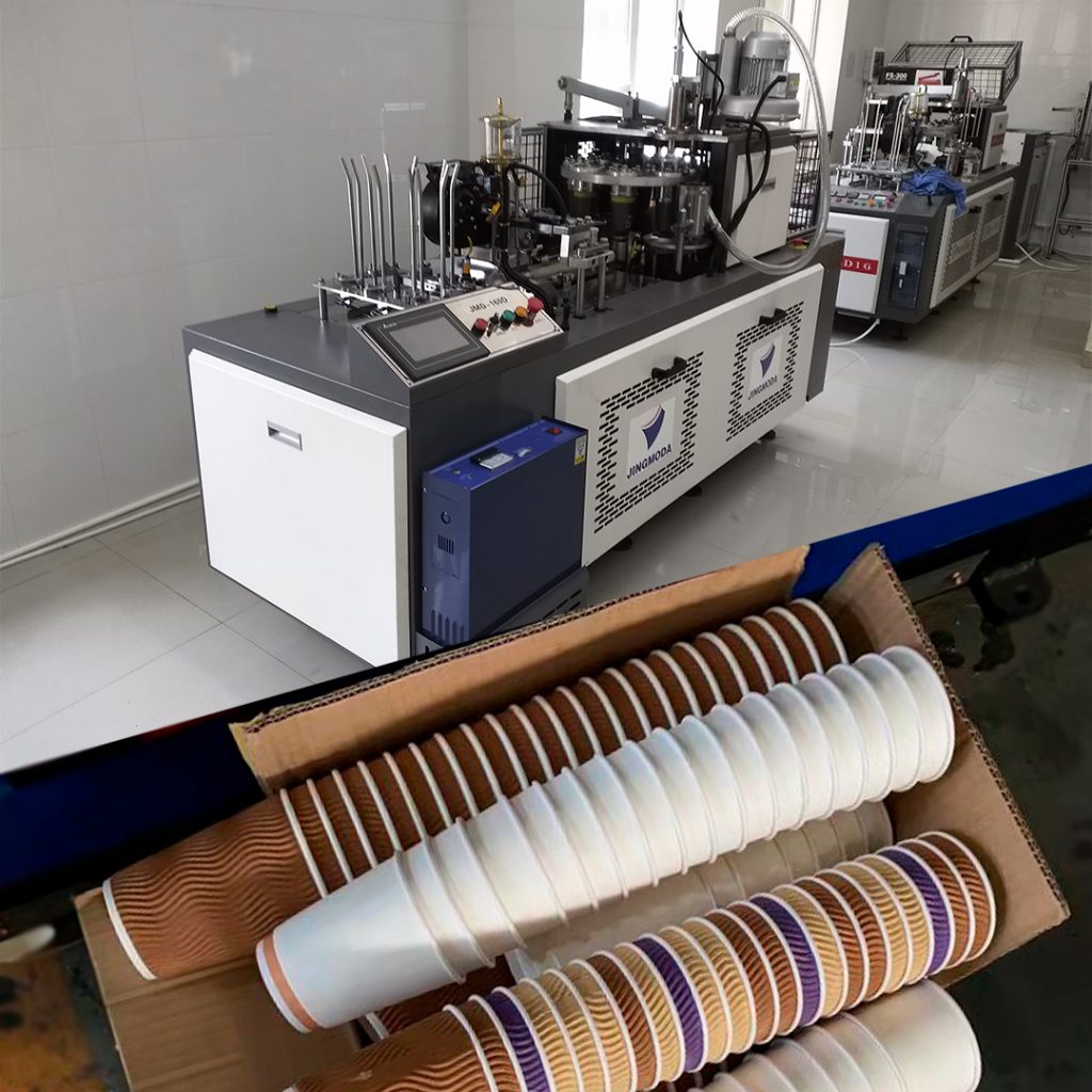 Комплекс оборудования для производства двухслойных бумажных стаканчиков