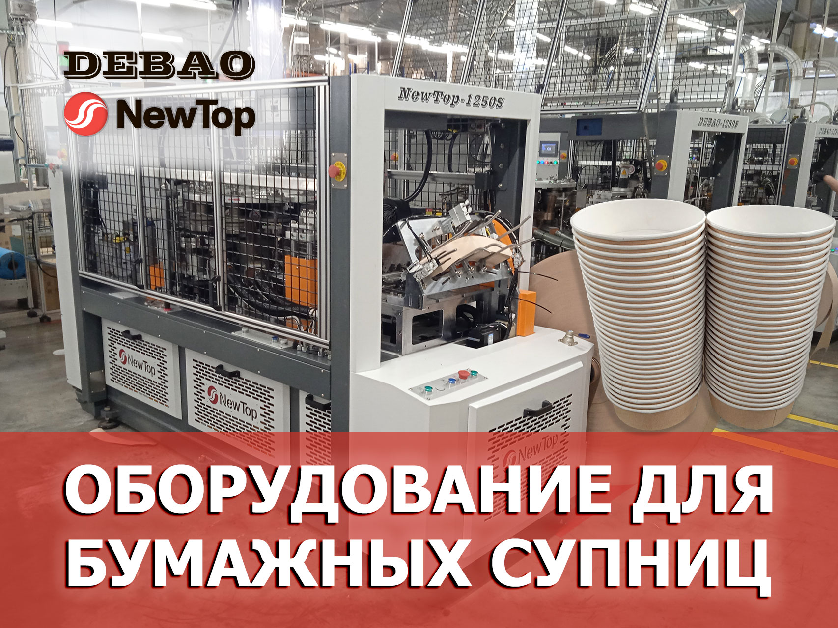 Оборудование для производства бумажных супниц в компании OSQ Group