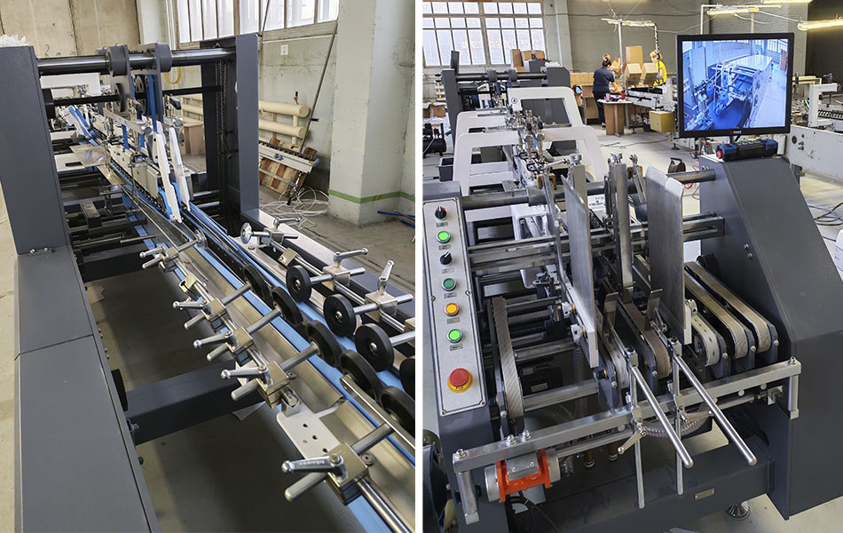 Фальцевально-склеивающая линия для коробочек JMD-AS650 (1 точка)